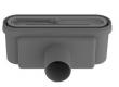 Unidrain udl�bshus 50 mm vandret udl�b m/vandl�s