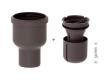 Unidrain lodret hj�rne udl�bshus - �75mm
