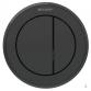 Geberit Omega10 Remote trykknap til pladev�g easy-to-clean-belagt - Mat sort m/blank sort