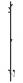 Smedbo Dry h�ndkl�det�rrer til el - 172 cm - Mat sort