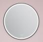 Cass�e Torino rundt spejl m/touch og sort ramme - �80