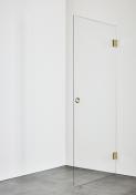 Hafa Infinity 90 brusedør - Messing