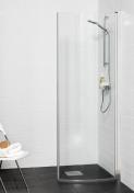 Hafa Original Round 70 brused�r - krom profil/klart glas - 534 mm