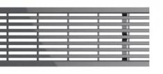ACO slidsrist til Self/Hexaline i rustfrit st�l - 1,5 t - 1000 mm