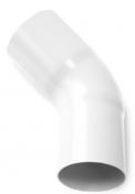 Plastmo b�jning 60 grader - 75 mm - Hvid plast