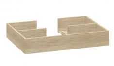 Dansani skuffeindsats m/udskr�ring - 40x28 cm - Egetr�
