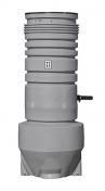 Grundfos 600 x 2000 x 50 mm PE-pumpebrønd t/sort m/SEG Autoadapt