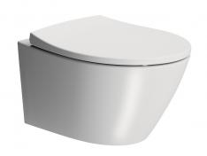 GSI Modo 52 kompakt væghængt toilet m/SwirlFlush og Extraglaze - Mat hvid