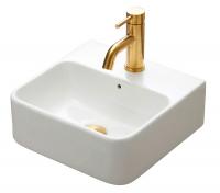 Lavabo Axa 1020 35 håndvask t/væg eller bord - 1 hanehul