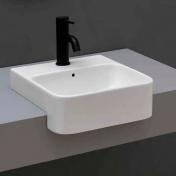 Lavabo 35 semi-indbygget håndvask - 1 hanehul