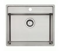 Lavabo Merkur 60 BC k�kkenvask - Rustfrit st�l
