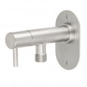 EQI Wall posteventil 120-220/15 mm tilslutning - Rustfrit st�l