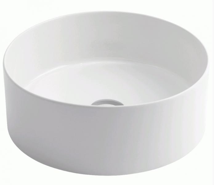 Lavabo Mate Slim Ø40 fritstående bowlevask - Uden overløb - Mat hvid Lavabo Mate Slim Ø40 fritstående bowlevask - Uden overløb - Mat hvid