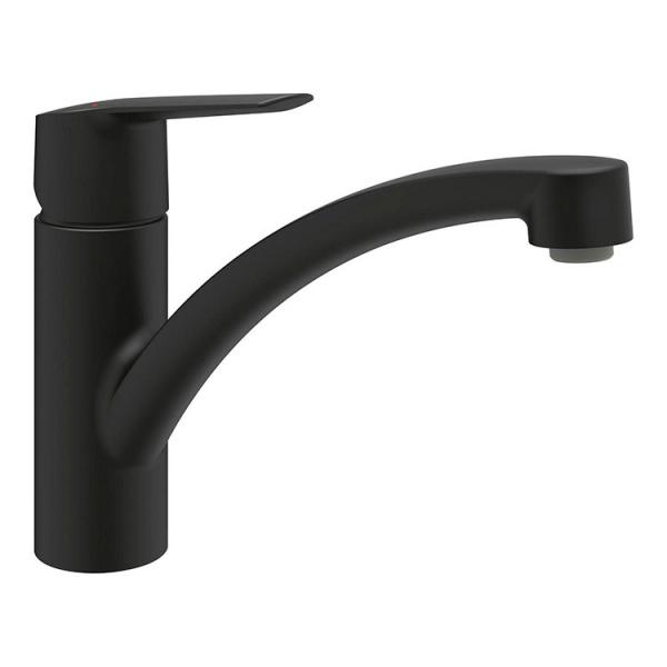 Grohe Start k&oslash;kkenarmatur m/lav tud - Mat sort