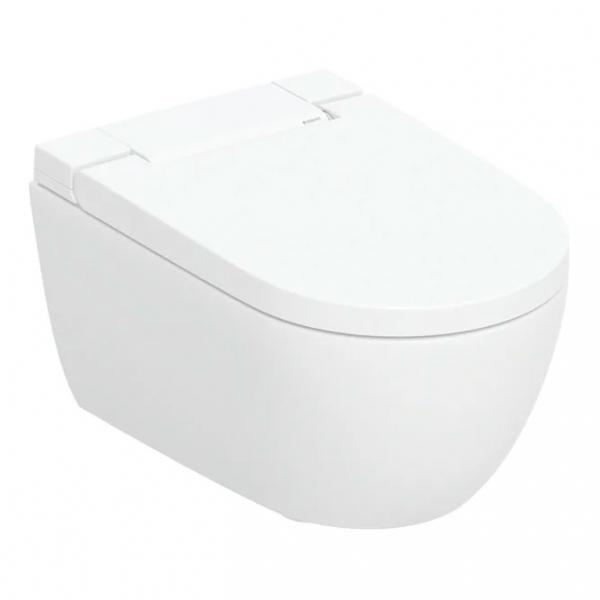 Geberit AquaClean Alba v&aelig;gh&aelig;ngt douchetoilet m/KeraTect og TurboFlush