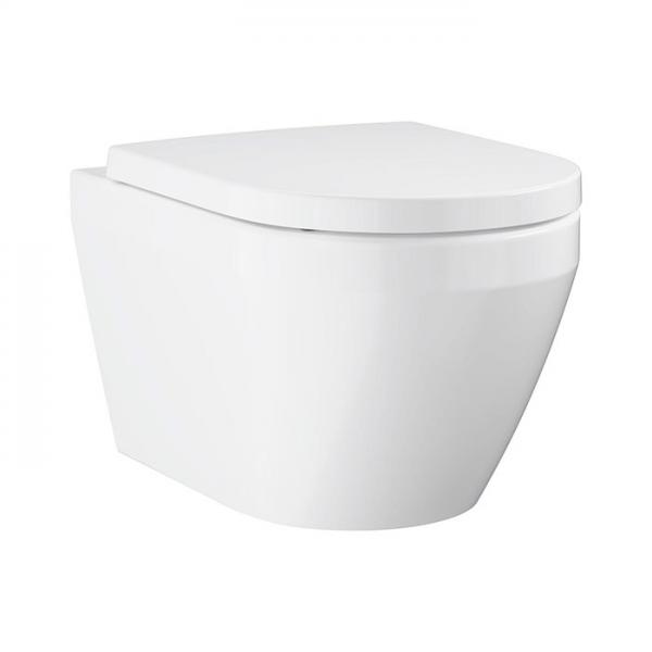 Grohe Euro 2.0 væghængt toilet inkl. HyperClean og sæde m/Softclose og QuickRelease Grohe Euro 2.0 væghængt toilet inkl. HyperClean og sæde m/Softclose og QuickRelease
