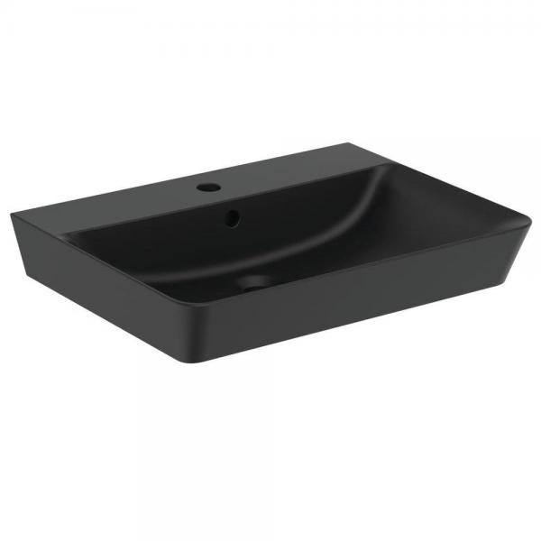 Ideal Standard Connect Air 60 håndvask t/væg - 1 hanehul - Mat sort Ideal Standard Connect Air 60 håndvask t/væg - 1 hanehul - Mat sort
