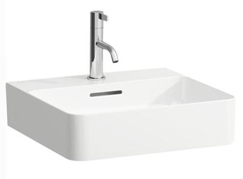 Laufen Val compact 45 håndvask t/væg eller møbel - 1 hanehul - LCC Laufen Val compact 45 håndvask t/væg eller møbel - 1 hanehul - LCC
