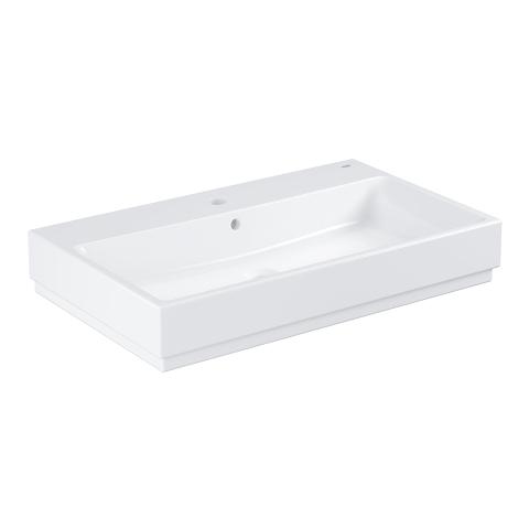 Grohe Cube 80 fritstående bowlevask - 1/3 hanehuller - Med overløb - PureGuard Grohe Cube 80 fritstående bowlevask - 1/3 hanehuller - Med overløb - PureGuard