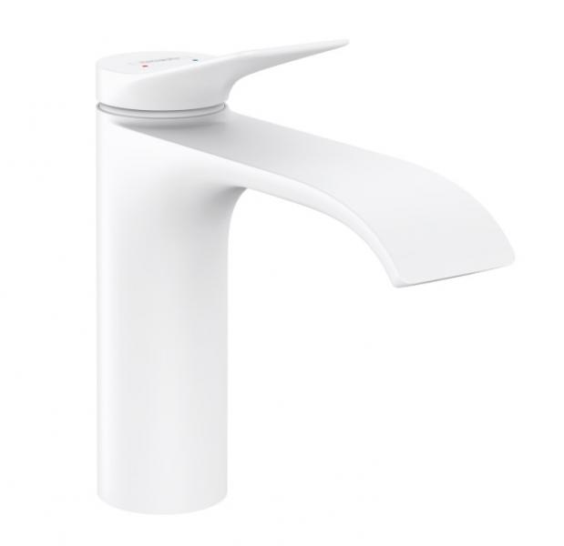 Hansgrohe Vivenis 110 håndvaskarmatur u/bundventil og m/CoolStart - Mat hvid Hansgrohe Vivenis 110 håndvaskarmatur u/bundventil og m/CoolStart - Mat hvid