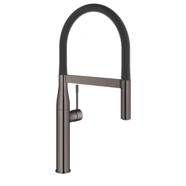 Grohe Essence New køkkenarmatur m/profi-bruser - Poleret hard graphite Grohe Essence New køkkenarmatur m/profi-bruser - Poleret hard graphite