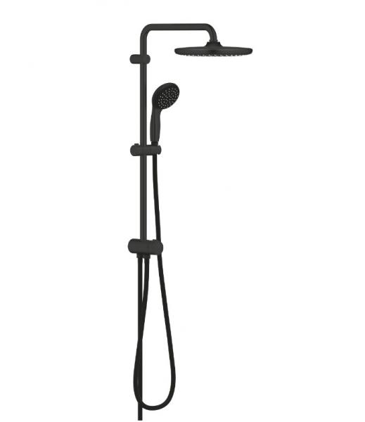 Grohe Vitalio Start 250 Flex bruses&aelig;t m/omskifter - Mat sort