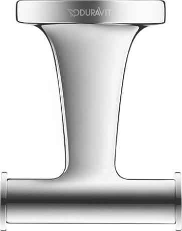 Duravit Starck T dobbelt håndklædekrog - Krom Duravit Starck T dobbelt håndklædekrog - Krom
