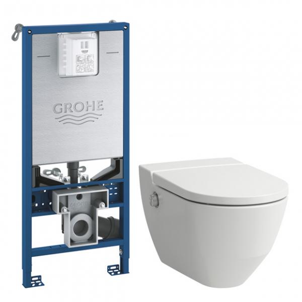 Laufen Navia RIMless dusch toiletpakke inkl. sæde m/soft-close og SLX-cisterne Laufen Navia RIMless dusch toiletpakke inkl. sæde m/soft-close og SLX-cisterne