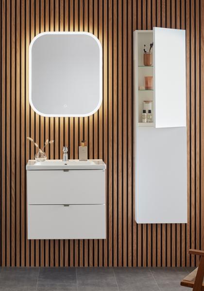 Hafa Store soft spejl med LED lys og touch - 60 cm Hafa Store soft spejl med LED lys og touch - 60 cm