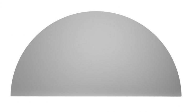 Halvcirkel stænkplade til køkken - 80 x 40 cm - Rustfrit stål Halvcirkel stænkplade til køkken - 80 x 40 cm - Rustfrit stål