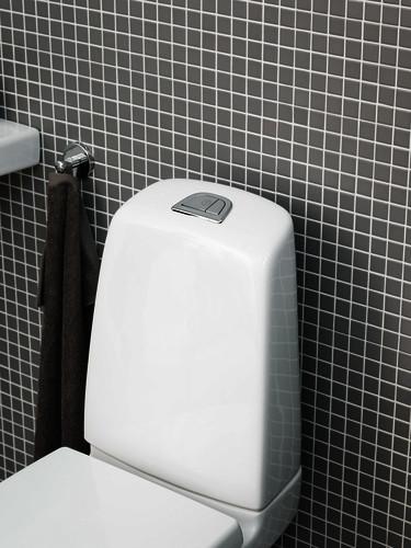 Gustavsberg Nautic toilet 5500L m/skjult S-l&aring;s