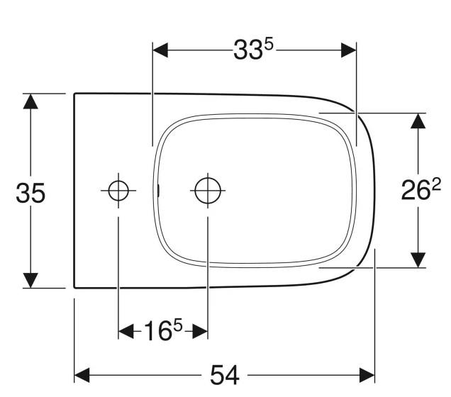 Geberit Smyle Square gulvstående bidet Geberit Smyle Square gulvstående bidet