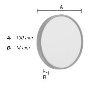 Smedbo kosmetikspejl m/sugekop - 12 x forstørrelse - Mat sort Smedbo kosmetikspejl m/sugekop - 12 x forstørrelse - Mat sort