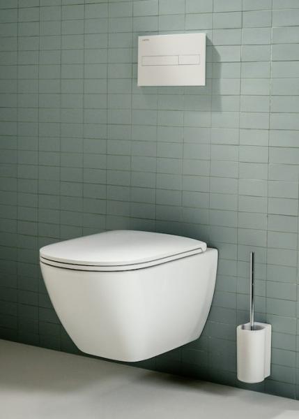 Laufen Lua RIMless toiletpakke inkl. sæde m/soft-close, cisterne og hvid betjening Laufen Lua RIMless toiletpakke inkl. sæde m/soft-close, cisterne og hvid betjening