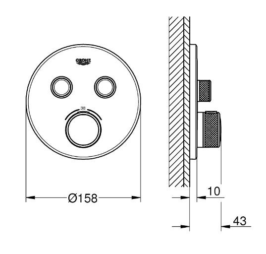 Grohe SmartControl komplet brusesystem m/Rainshower 310 hovedbruser & SmartActive t/indbygning - Poleret Cool Sunrise Grohe SmartControl komplet brusesystem m/Rainshower 310 hovedbruser & SmartActive t/indbygning - Poleret Cool Sunrise