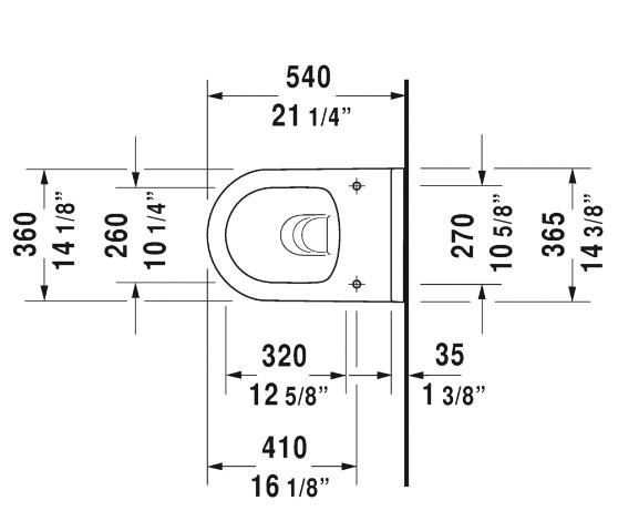 Duravit Starck 3 RIMless toiletpakke inkl. cisterne, krom betjening og toilets&aelig;de m/soft-close