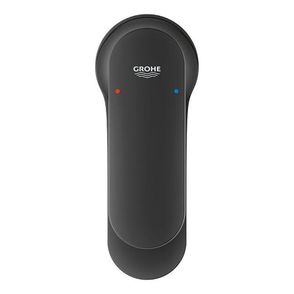 Grohe Get S håndvaskarmatur m/push-open bundventil - Mat sort Grohe Get S håndvaskarmatur m/push-open bundventil - Mat sort