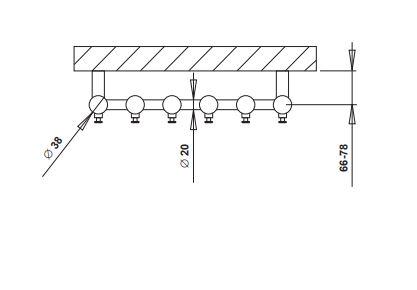 Str&oslash;mberg Regus el-h&aring;ndkl&aelig;det&oslash;rrer - 42x150 cm - Hvid