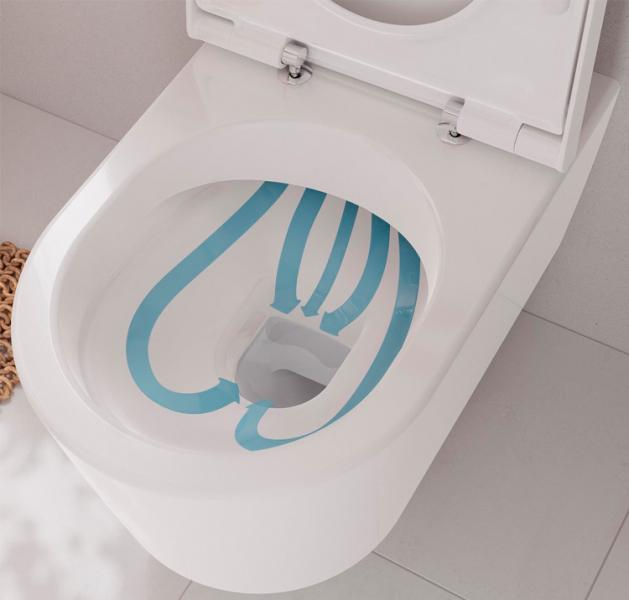 hansgrohe EluPura S rimless v&aelig;gh&aelig;ngt toilet inkl. s&aelig;de