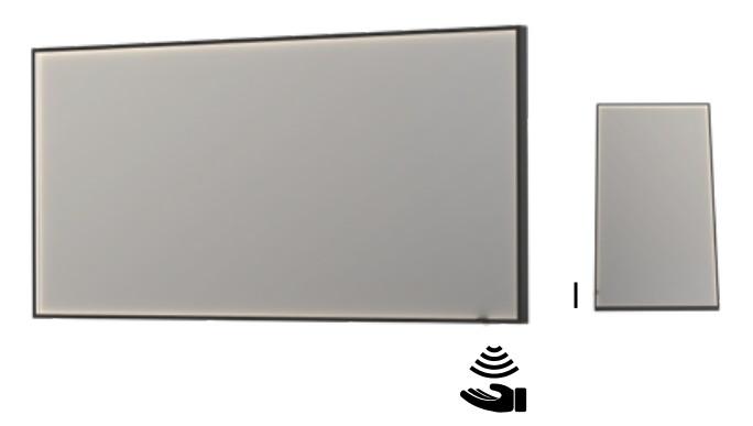 Sanibell Ink SP19 spejl m/lys, varme og sensor 160 x 80 cm - Mat hvid Sanibell Ink SP19 spejl m/lys, varme og sensor 160 x 80 cm - Mat hvid
