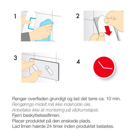 Beslagsboden selvkl&aelig;bende toiletpapirholder 1132 - Mat sort