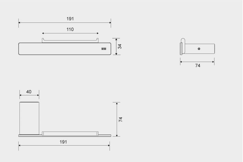 Unidrain ReFrame toiletpapirholder - Kobber Unidrain ReFrame toiletpapirholder - Kobber