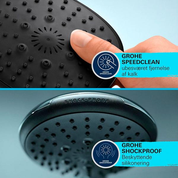 Grohe Vitalio Start 110 håndbruser 1 spray m/Water Saving Grohe Vitalio Start 110 håndbruser 1 spray m/Water Saving